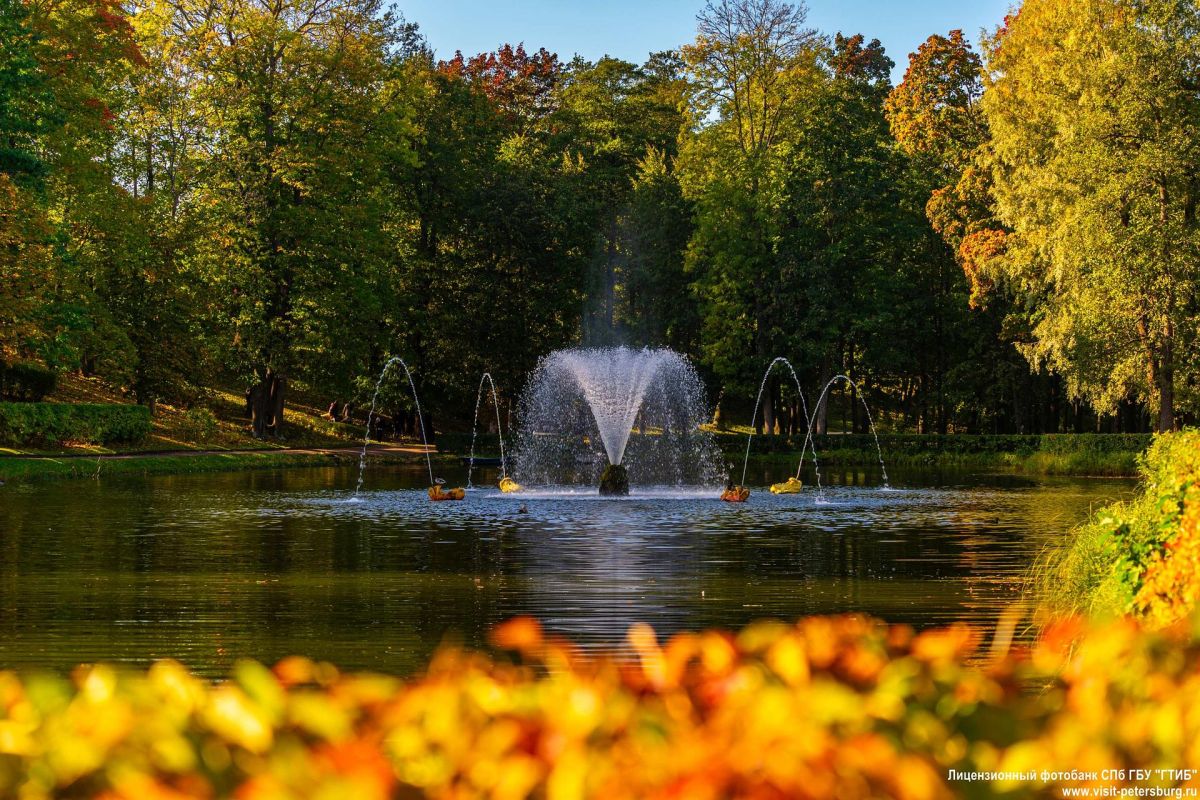 Петергоф. Фонтаны Нижнего парка (автобус)