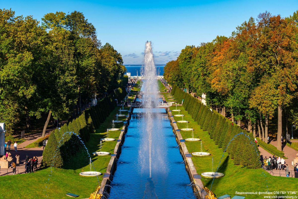 Петергоф. Фонтаны Нижнего парка (автобус)