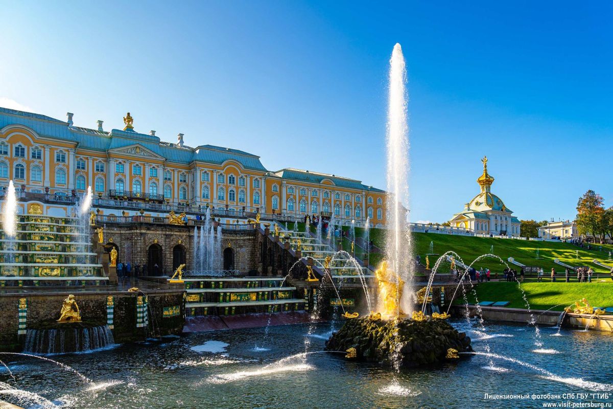 Петергоф. Фонтаны Нижнего парка (автобус)